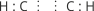 Електронна формула ацетилена