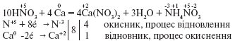 Взаємодія нітратної кислоти з металами приклад 1